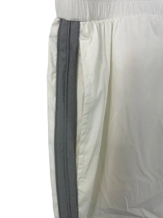 Traj3ctory Lightweight White Shorts With Gray Trim Elastic Waistband Womens XXL - Picture 4 of 10